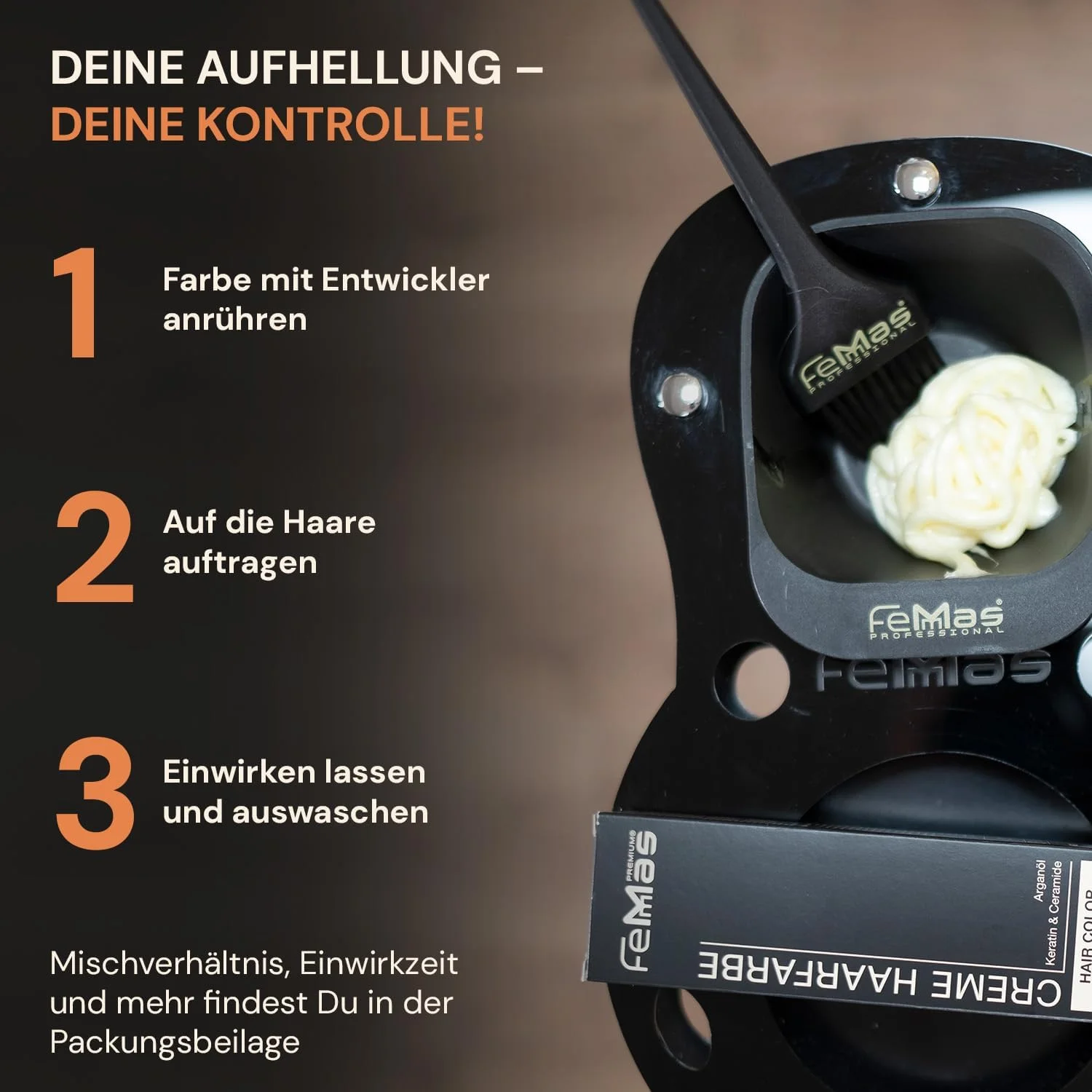 اکسیدان مو FemMas Oxycreme با حجم 1000 میلی لیتر و درصد 1.9%، اکسیدان برای رنگ و تونینگ مو، استفاده آسان و ماندگاری مطلوب، فعال کننده رنگ برای نتایج یکنواخت با کیفیت سالنی، دولوپر رنگ مو