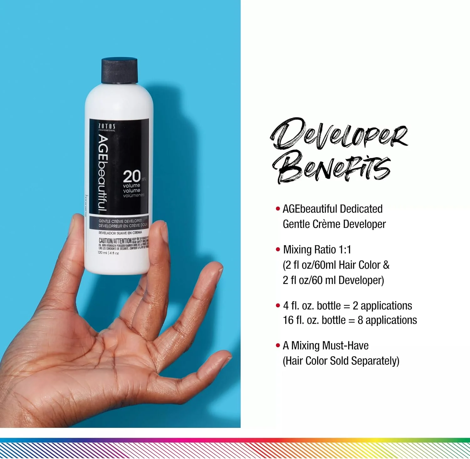 اکسیدان ملایم کرمی 20 حجمی زوتوس پروفشنال ایج بیوتیفول، یونیورسال، 118 میلی لیتر