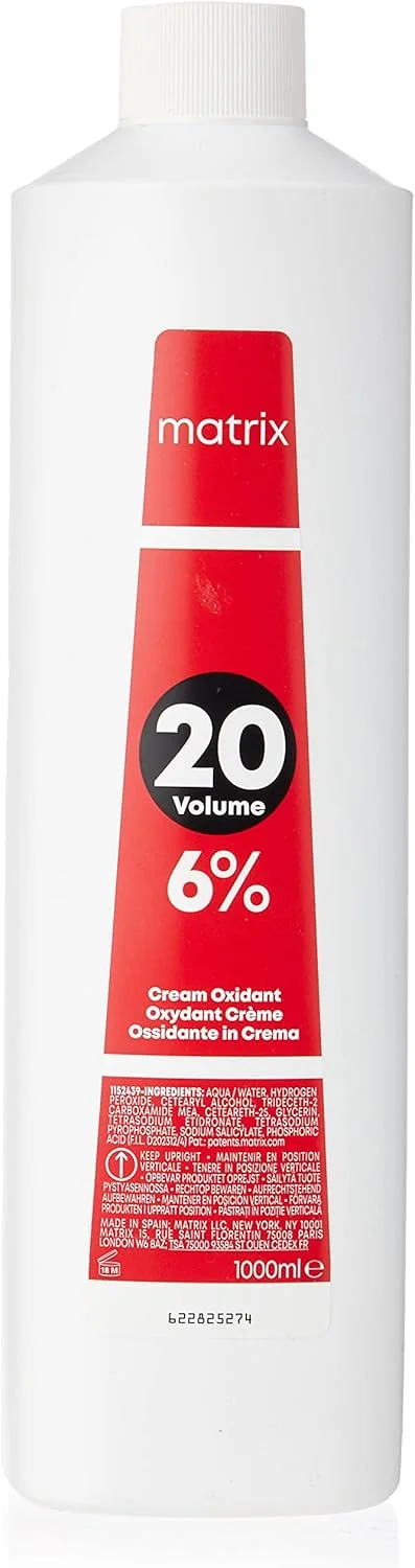 اکسیدان کرمی 20 حجمی ماتریکس SoColor، 1000 میلی لیتر اکسیدان کرمی 20 حجمی ماتریکس SoColor، 1000 میلی لیتر