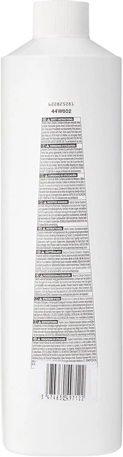 اکسیدان کرمی 20 حجمی ماتریکس SoColor، 1000 میلی لیتر اکسیدان کرمی 20 حجمی ماتریکس SoColor، 1000 میلی لیتر