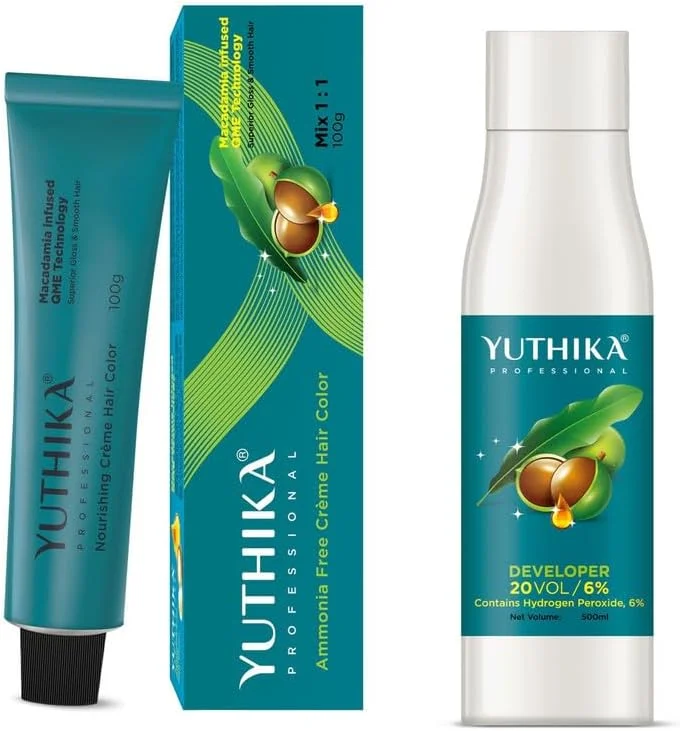 کیت رنگ مو و اکسیدان حرفه ای یوتیکا، رنگ موی قهوه ای تیره 3.0، 100 گرم و اکسیدان رنگ مو ولوم 20 (6%)، 500 میلی لیتر کیت رنگ مو و اکسیدان حرفه ای یوتیکا، رنگ موی قهوه ای تیره 3.0، 100 گرم و اکسیدان رنگ مو ولوم 20 (6%)، 500 میلی لیتر