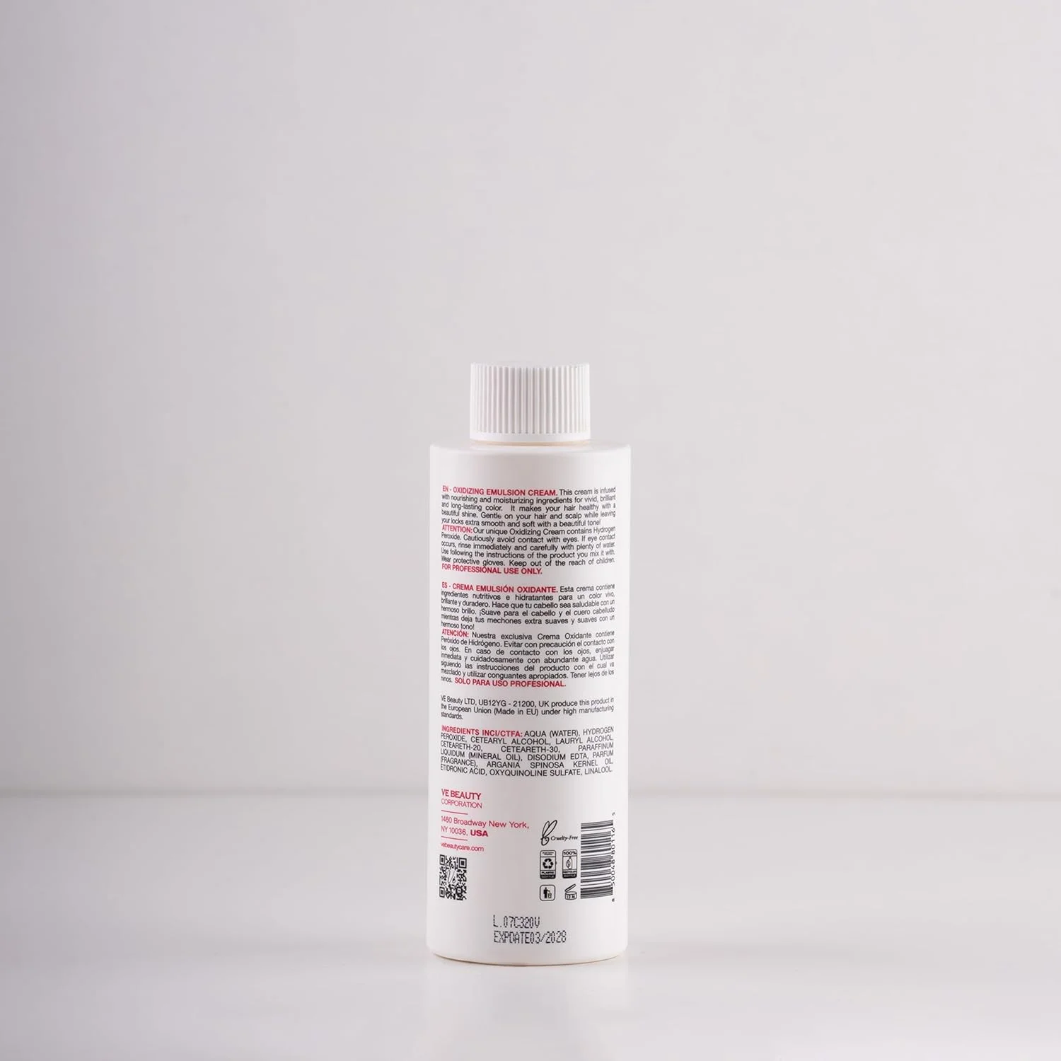 کرم اکسیدان ولوم 20 (6%) وی بیوتی کر – 150 میلی لیتر | فعال کننده رنگ مو حرفه ای برای رنگ ماندگار | پوشش یکنواخت و فرمول کرمی مغذی