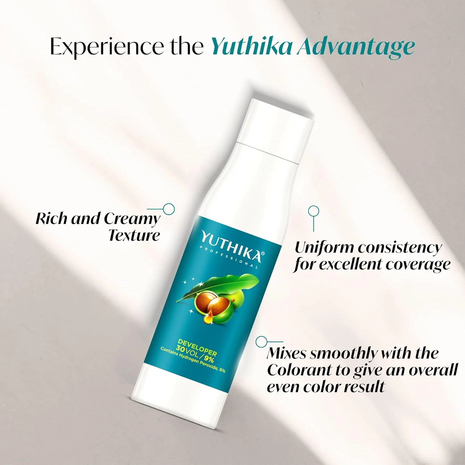 اکسیدان مو یوتیکا پروفشنال 30 حجمی 9% - 1 لیتر | استفاده آسان و یکنواخت برای نتایج ثابت و درخشان | ایده آل برای انواع مو | فرمولاسیون حرفه ای سالنی