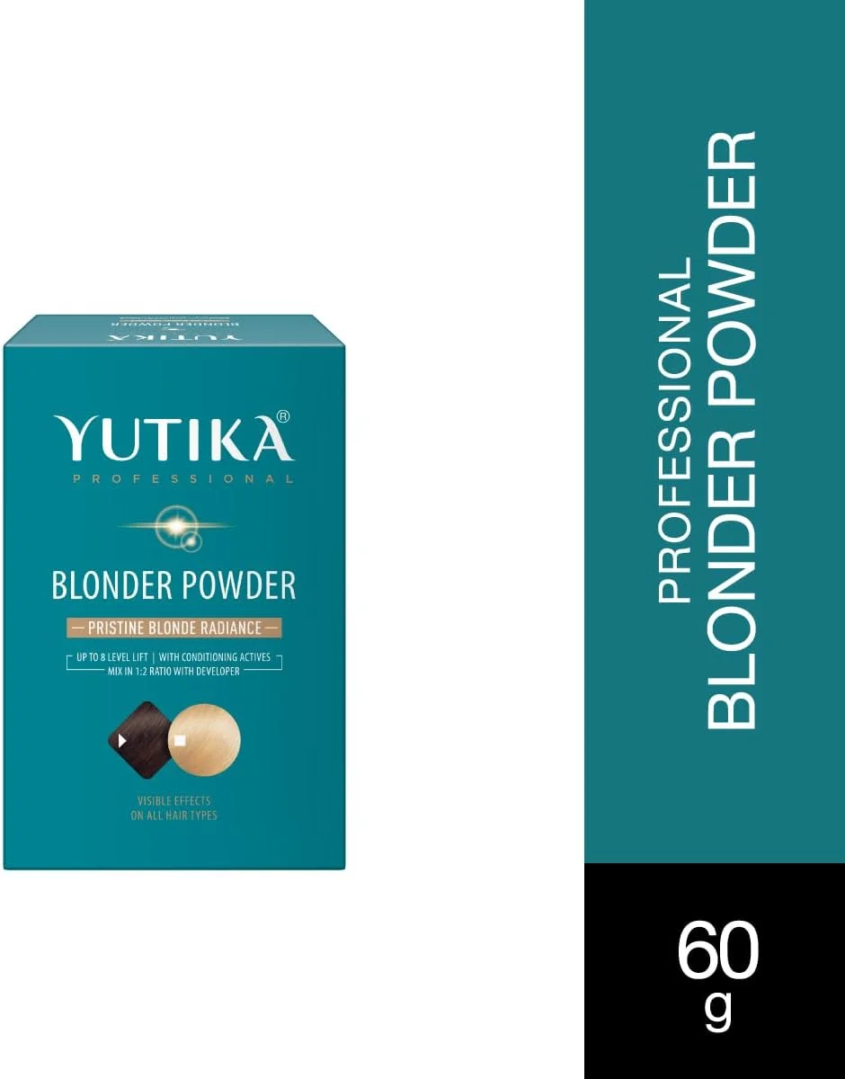 پودر دکلره حرفه ای یوتیکا 60 گرم به همراه اکسیدان رنگ مو 30 حجمی (9%) 150 میلی لیتر