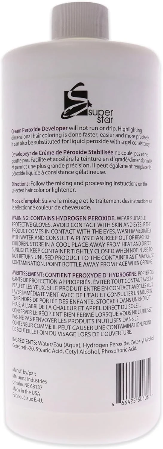 اکسیدان کرمی 10 حجمی سوپر استار، 946 میلی لیتر