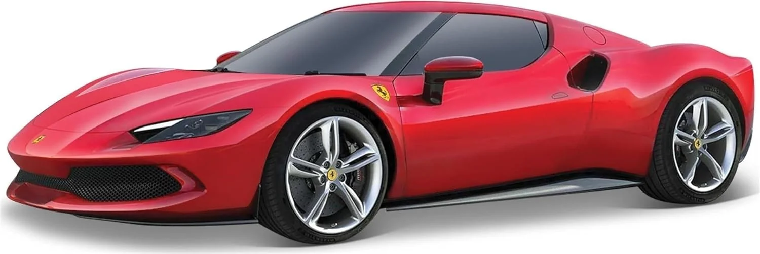 بوراقو - فراری 296 GTB R&P - مدل ماشین مقیاس 1:43 واقع گرایانه، مجوز رسمی فراری، سن توصیه شده 3+ سال