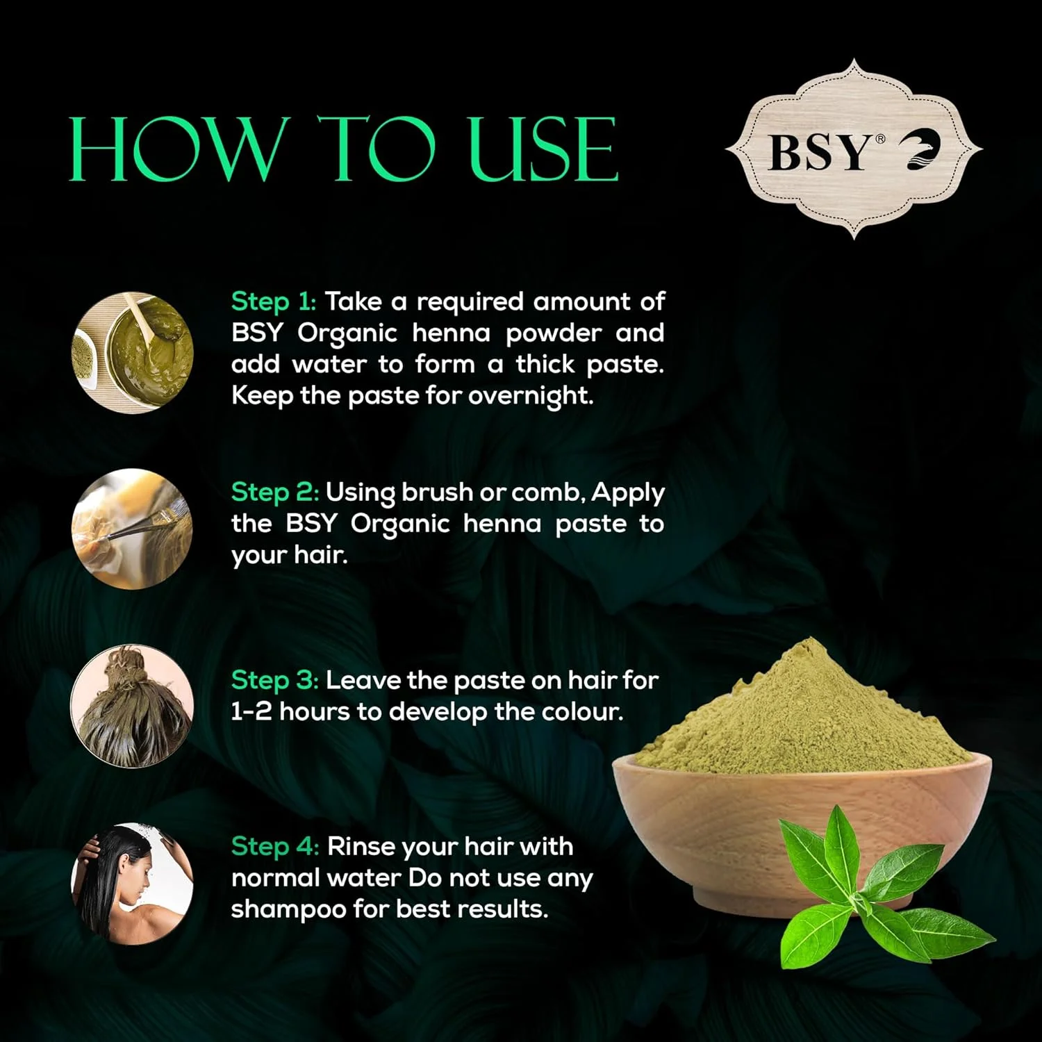 پودر حنا ارگانیک BSY – رنگ موی 100% طبیعی، حنای گیاهی بدون مواد شیمیایی برای رنگ کردن، نرم کردن، تقویت، براق و سالم کردن مو، 100 گرم پودر حنا ارگانیک BSY – رنگ موی 100% طبیعی، حنای گیاهی بدون مواد شیمیایی برای رنگ کردن، نرم کردن، تقویت، براق و سالم کردن مو، 100 گرم