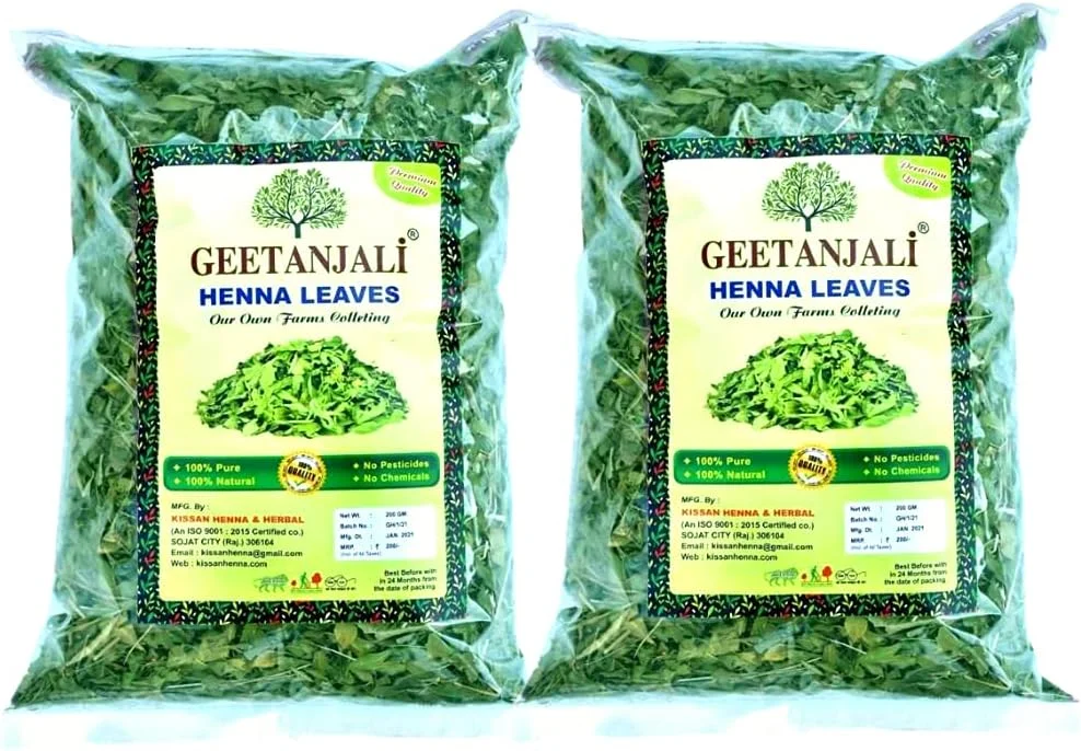 برگ حنای گیتانجلی برای رنگ مو - رنگ موی دست ساز 100% ارگانیک، رنگ مو - حنای خالص طبیعی راجستانی - بسته 2 عددی 200 گرمی - 400 گرم برگ حنای گیتانجلی برای رنگ مو - رنگ موی دست ساز 100% ارگانیک، رنگ مو - حنای خالص طبیعی راجستانی - بسته 2 عددی 200 گرمی - 400 گرم