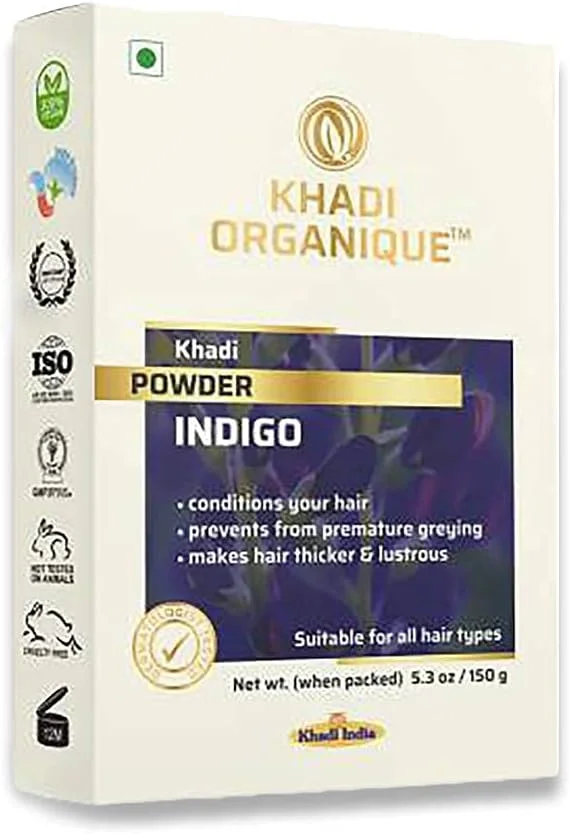 پودر نیلی ارگانیک خادی 150 گرم پودر نیلی ارگانیک خادی 150 گرم