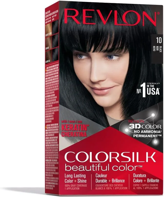 رنگ موی مشکی شماره 10 رولون کالر سیلک بیوتیفول کالر برای بانوان و آقایان - یک بار مصرف