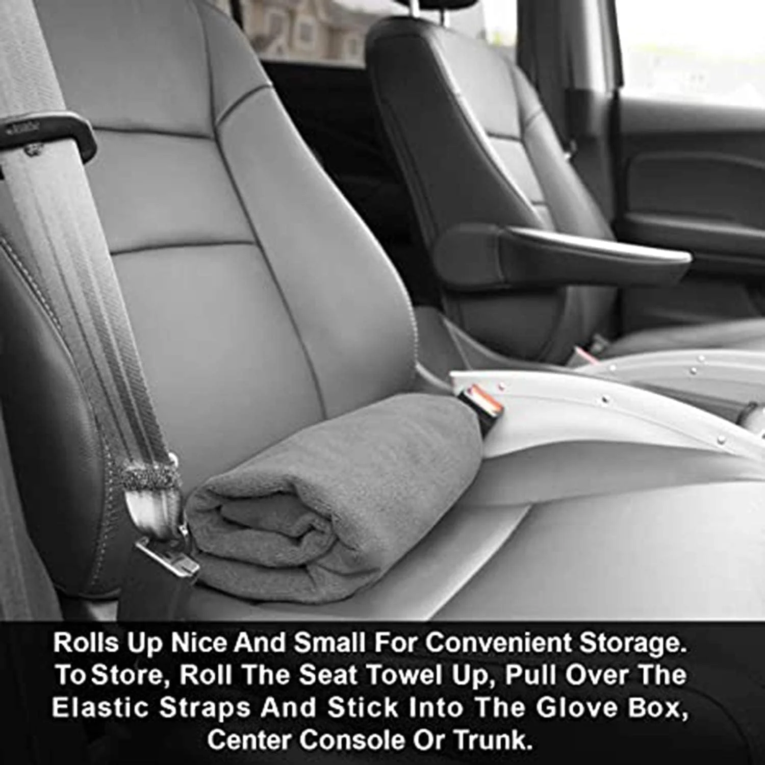 روکش صندلی خودرو ضد آب و ضد تعریق JWWYJ برای بعد از تمرین باشگاه، دویدن، شنا، ساحل و پیاده روی، محافظ صندلی سطلی ضد لغزش با اندازه جهانی برای خودروهای سواری، شاسی بلند و کامیون، قابل شستشو در ماشین لباسشویی (خاکستری)