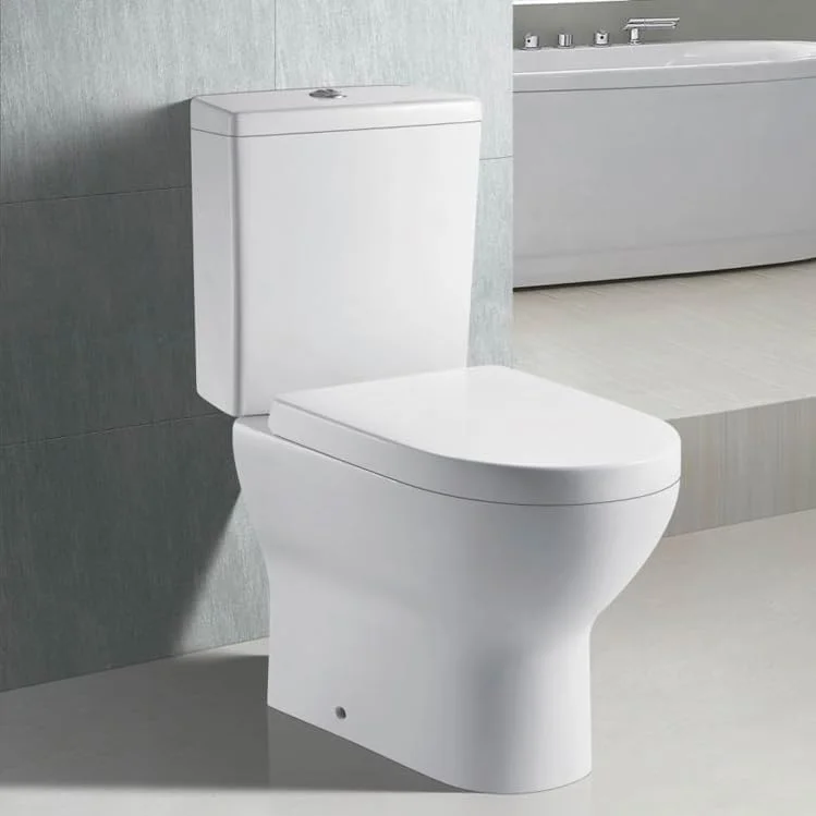 توالت فرنگی زمینی فیتو با مکانیزم تخلیه و درب آرام بند - تجهیزات مدرن حمام، نصب آسان، طراحی صرفه جویی در مصرف آب