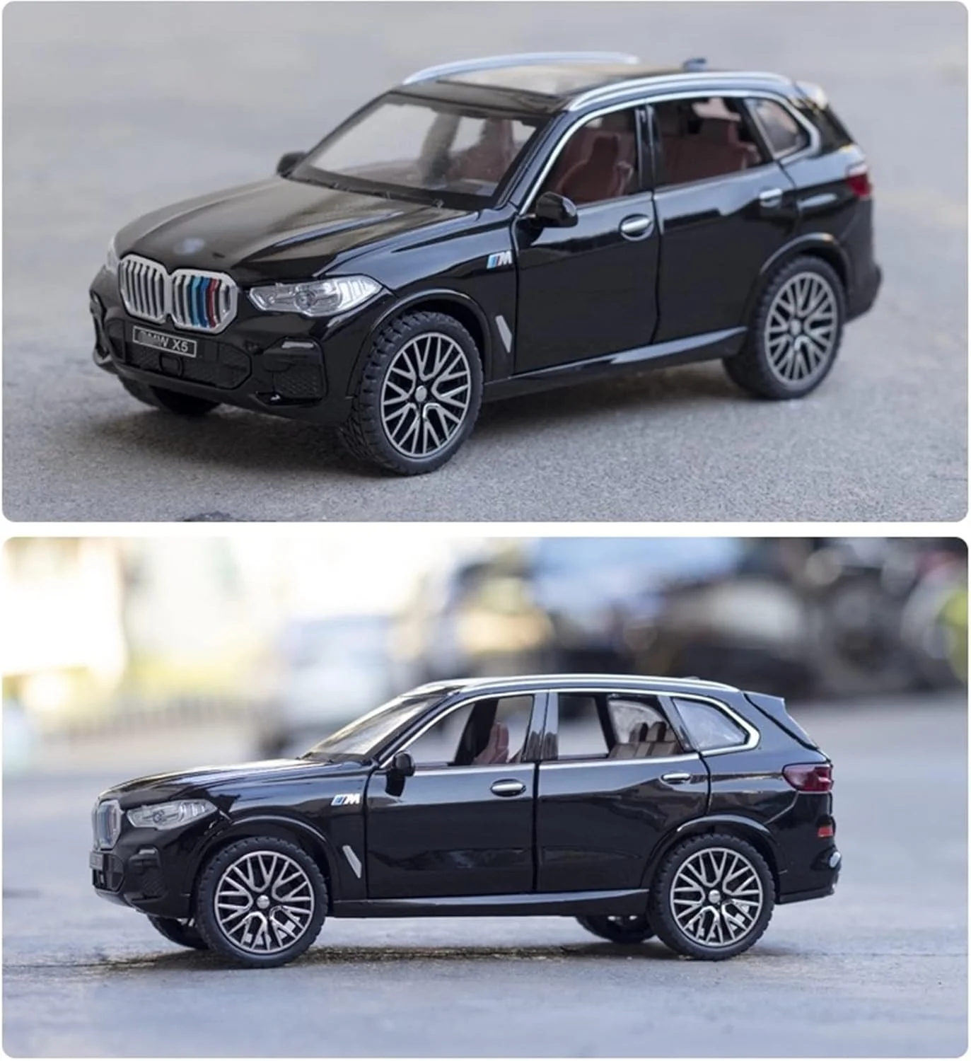مدل ماشین MISTJIA مقیاس 1:32 برای BMW X5 IM شبیه سازی آلیاژی، ماشین های اسباب بازی دایکست SUV، اسباب بازی کودکان، وسایل نقلیه آفرود، دکوری، هدیه (رنگ: مشکی)