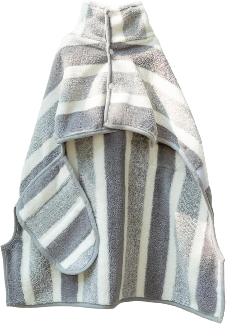 حوله حمام سگ میکروفایبر پوشیدنی - حوله خشک کن سریع و جاذب حیوانات خانگی با طرح راه راه، ایده آل برای توله سگ ها، شنا، نظافت، استفاده در خانه، ماشین و ساحل