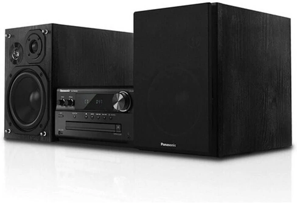 سیستم صوتی میکرو پاناسونیک SC-PMX90 با بلندگوهای بامبو (120 وات، HiFi، صدای خانگی، ووفر 5.5 اینچی، توییتر گنبدی ابریشمی 3/4 اینچی، توییتر پیزو 0.6 اینچی، بلوتوث، USB دوگانه، رادیو FM، AUX 3.5 میلی متری) - نقره ای