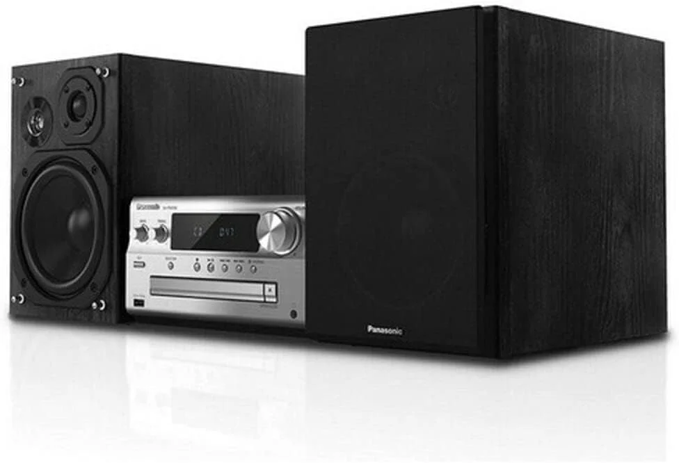 سیستم صوتی میکرو پاناسونیک SC-PMX90 با بلندگوهای بامبو (120 وات، HiFi، صدای خانگی، ووفر 5.5 اینچی، توییتر گنبدی ابریشمی 3/4 اینچی، توییتر پیزو 0.6 اینچی، بلوتوث، USB دوگانه، رادیو FM، AUX 3.5 میلی متری) - نقره ای سیستم صوتی میکرو پاناسونیک SC-PMX90 با بلندگوهای بامبو (120 وات، HiFi، صدای خانگی، ووفر 5.5 اینچی، توییتر گنبدی ابریشمی 3/4 اینچی، توییتر پیزو 0.6 اینچی، بلوتوث، USB دوگانه، رادیو FM، AUX 3.5 میلی متری) - نقره ای