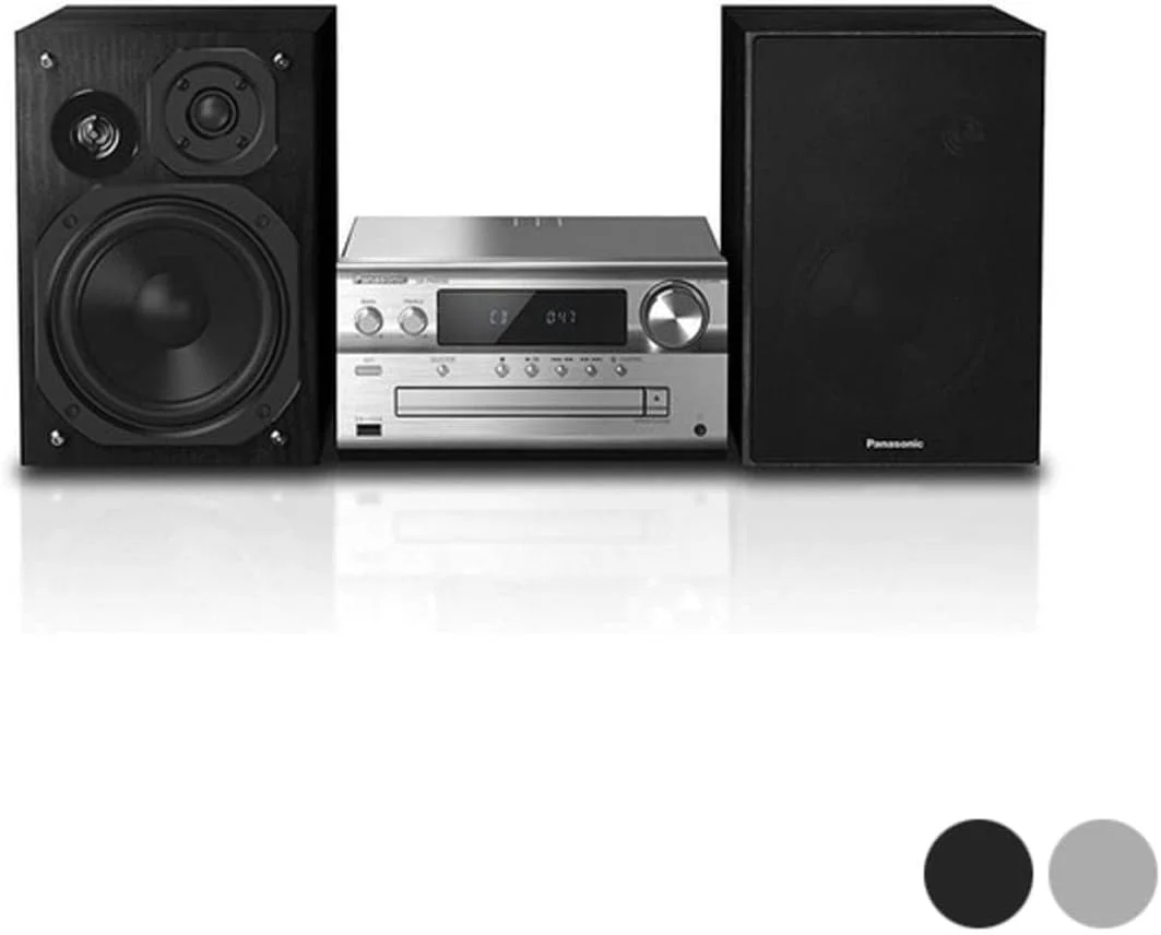 سیستم صوتی میکرو پاناسونیک SC-PMX90 با بلندگوهای بامبو (120 وات، HiFi، صدای خانگی، ووفر 5.5 اینچی، توییتر گنبدی ابریشمی 3/4 اینچی، توییتر پیزو 0.6 اینچی، بلوتوث، USB دوگانه، رادیو FM، AUX 3.5 میلی متری) - نقره ای سیستم صوتی میکرو پاناسونیک SC-PMX90 با بلندگوهای بامبو (120 وات، HiFi، صدای خانگی، ووفر 5.5 اینچی، توییتر گنبدی ابریشمی 3/4 اینچی، توییتر پیزو 0.6 اینچی، بلوتوث، USB دوگانه، رادیو FM، AUX 3.5 میلی متری) - نقره ای