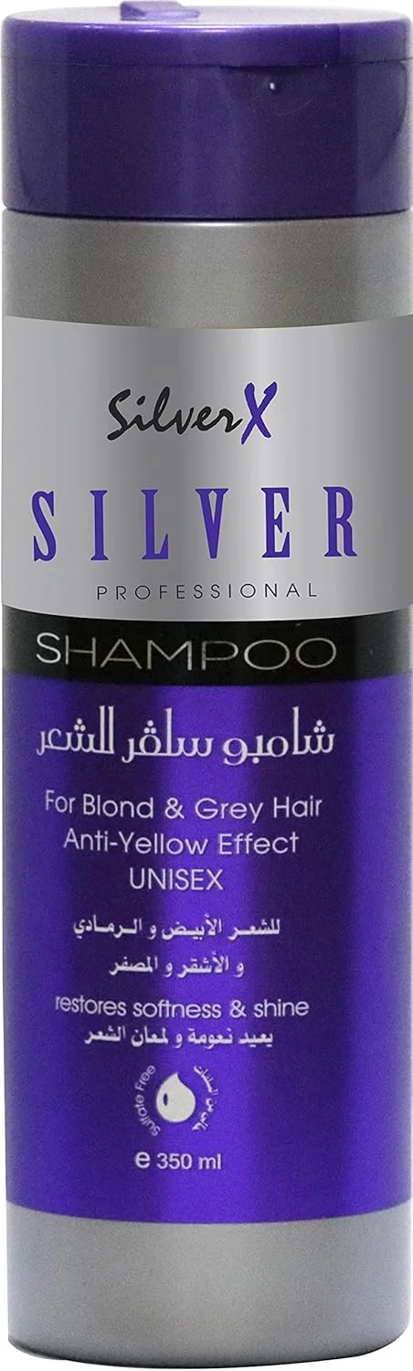 شامپو نقره ای مو اکتیو ایکس SilverX حجم 350 میلی لیتر شامپو نقره ای مو اکتیو ایکس SilverX حجم 350 میلی لیتر