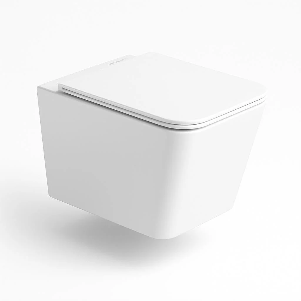 توالت وال هنگ کونیگ 540x365x415mm - طراحی مدرن سفید