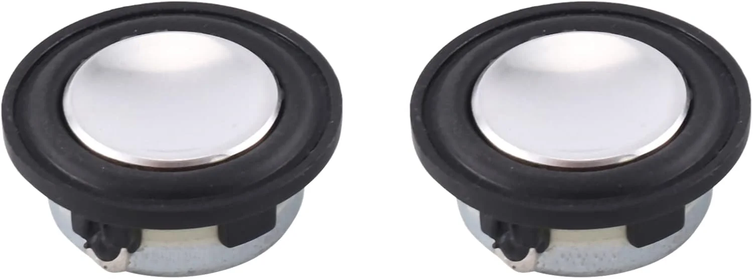 بلندگوی کوچک صوتی Geux با قطر 28 میلی‌متر، 4 اهم 2 وات، مناسب برای سیستم صوتی خانگی، مدل 500354603A2، مشکی، 2 عدد