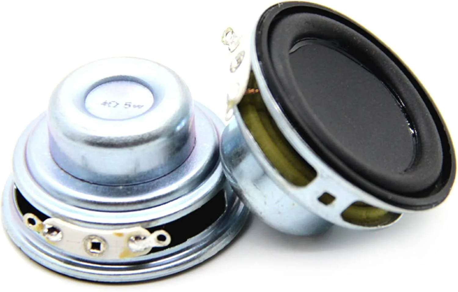 دو عدد بلندگوی صوتی 4 اهم 5 وات 40 میلی متری 1.5 اینچی فول رنج چند رسانه ای، بلندگوی کوچک DIY صدا برای سینمای خانگی