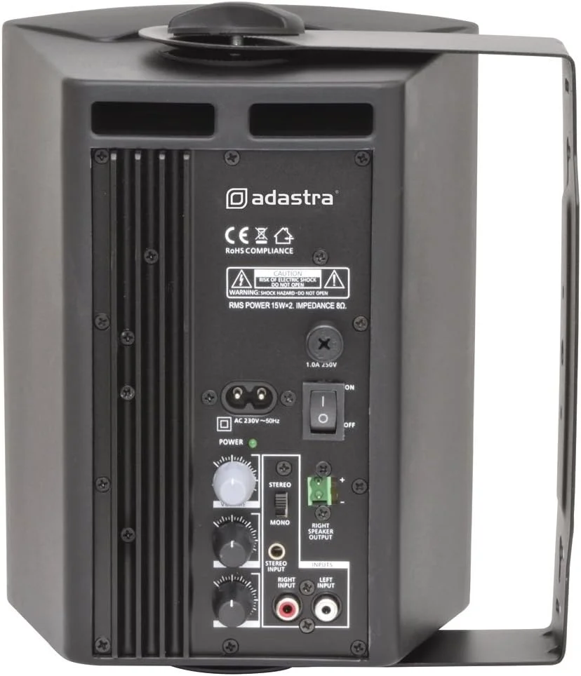 آداسترا | جفت بلندگوهای اکتیو 5.25 اینچی | 2 عدد 30 وات | مشکی