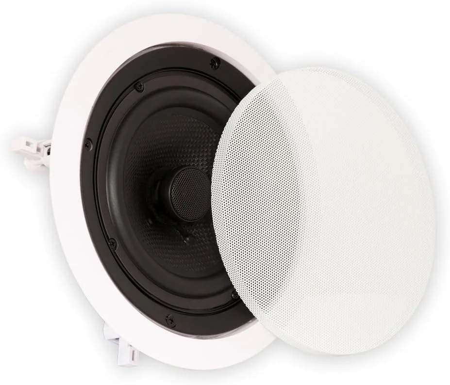 بلندگوهای سقفی 6.5 اینچی تئاتر سولیوشنز مدل TS65C، سیستم صوتی فراگیر سینمای خانگی، مجموعه 5 عددی