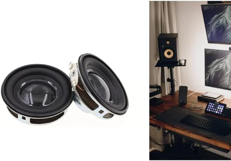 یک ست بلندگوی 1.5 اینچی فول رنج 4 اهم 3 وات برای سینمای خانگی