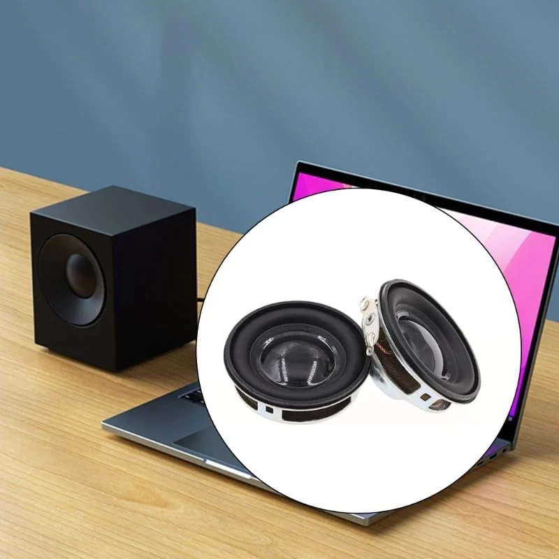 یک ست بلندگوی 1.5 اینچی فول رنج 4 اهم 3 وات برای سینمای خانگی