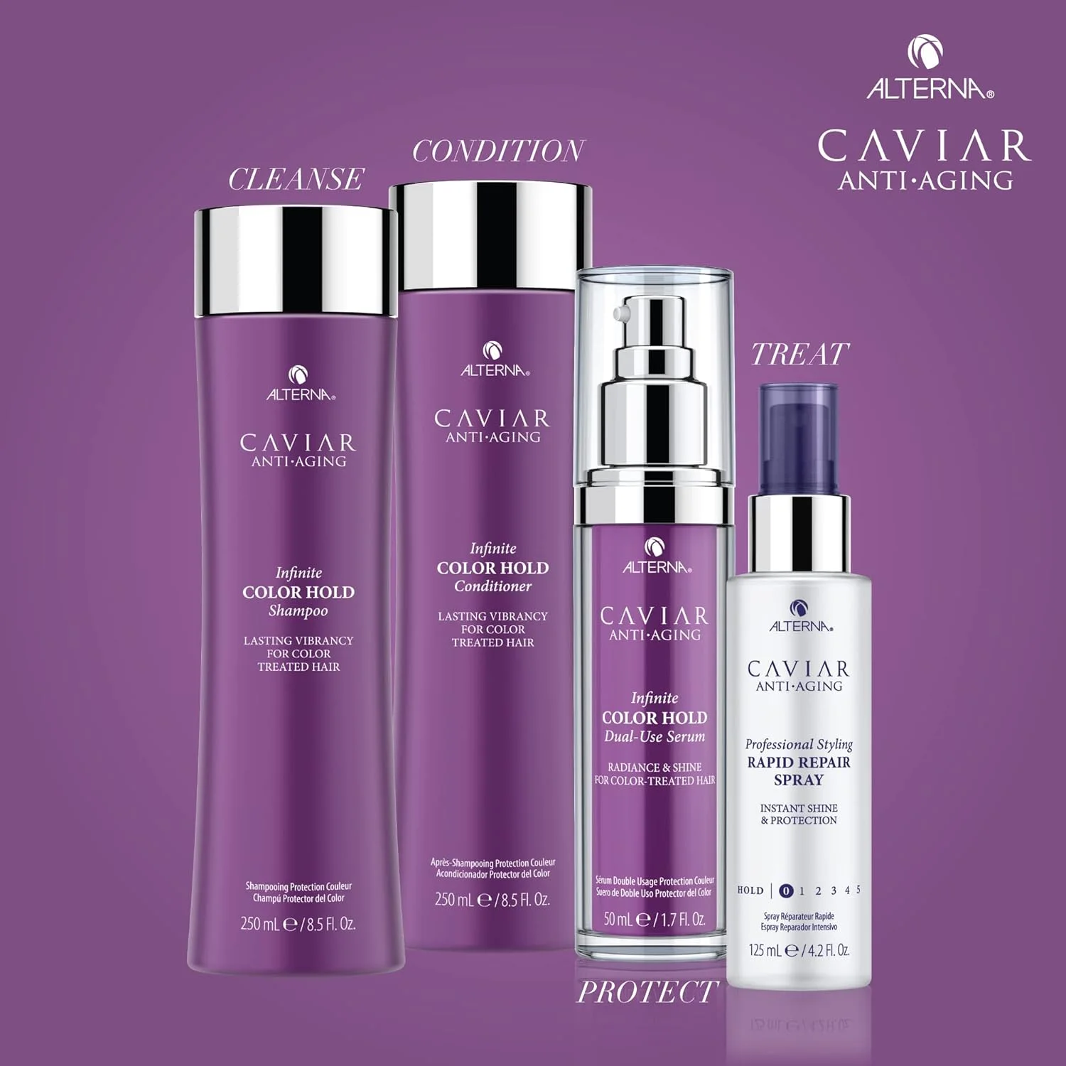 شامپو تثبیت کننده رنگ مو خاویار آلترنا، 250 میلی لیتر شامپو تثبیت کننده رنگ مو خاویار آلترنا، 250 میلی لیتر