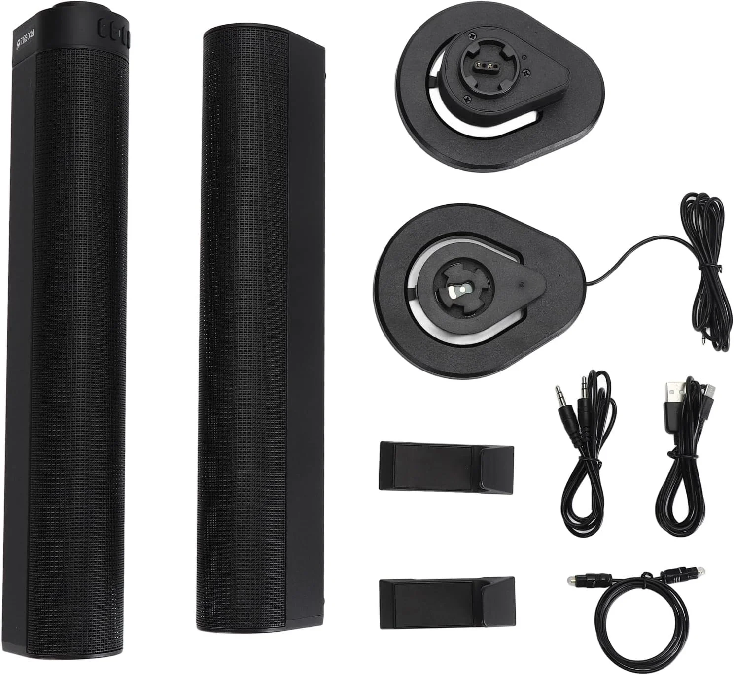 کیت اسپیکر Gearwell، سیستم ساندبار بلوتوث 40 واتی با ساب ووفر و صدای استریو سه بعدی بی سیم برای تلویزیون، کامپیوتر و سینمای خانگی