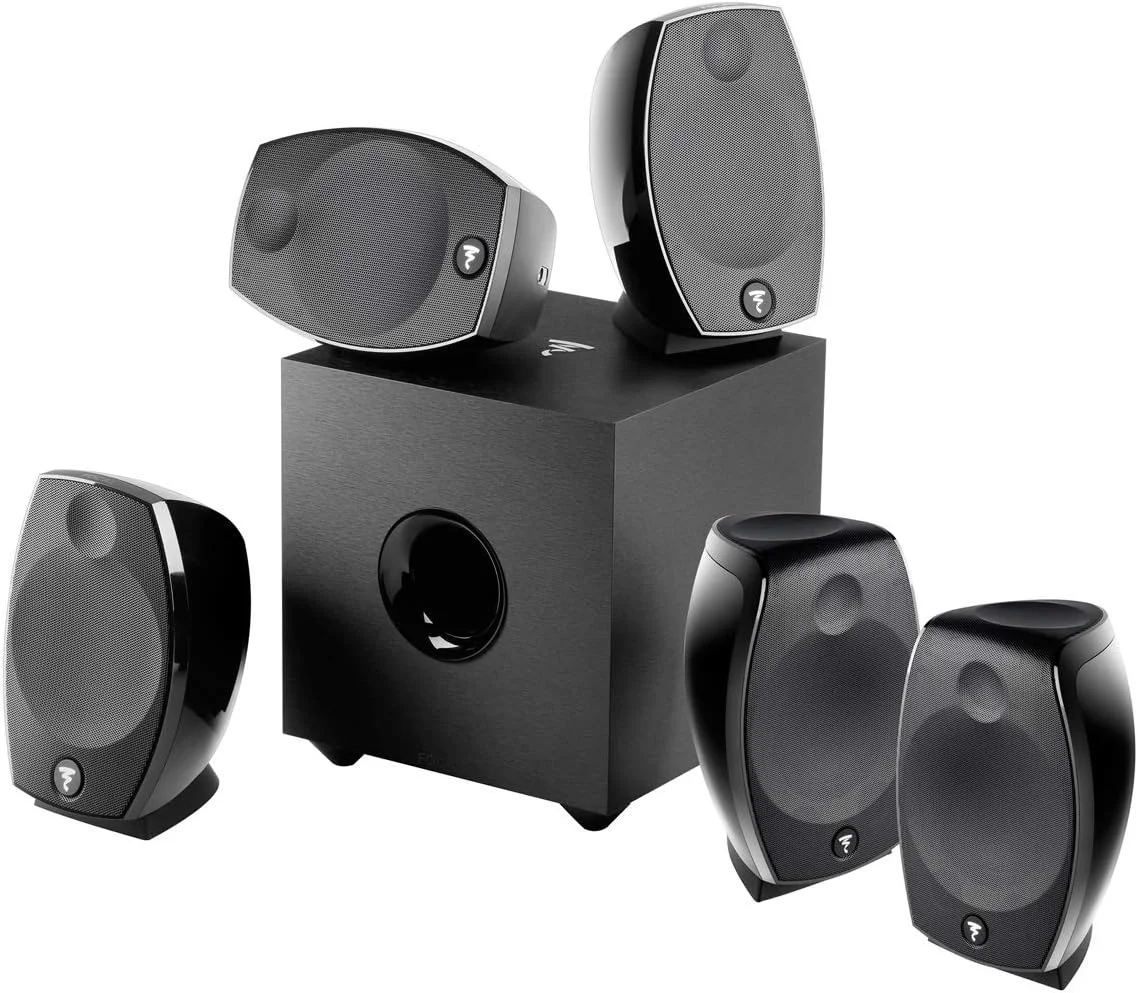 Focal - SIB Evo Dolby Atmos 5.1.2، سیستم بلندگوهای سینمای خانگی (مشکی - مجموعه یک عددی)