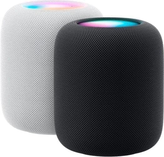 اسپیکر هوشمند نسل دوم HomePod، کنترل پخش و دستگاه های خانه هوشمند، سیری داخلی برای کنترل صوتی، Wi-Fi، BT 5.0، ووفر، حسگرهای صدا/دما و رطوبت، مشکی اورجینال