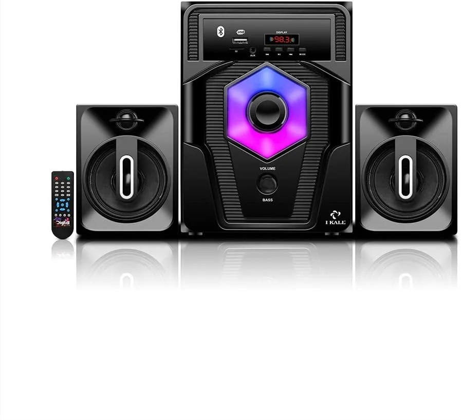 سیستم سینمای خانگی بلوتوثی IKALL I IK22 Plus (2.1 کاناله، مشکی)