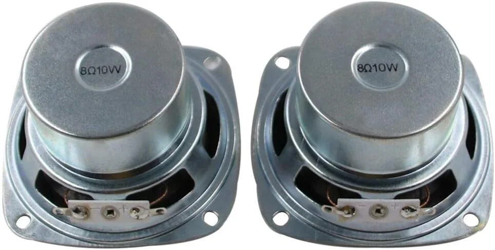 اسپیکر فول رنج مینی HZPOWEN 10W، 3 اینچی HiFi، 8 اهم، ضد مغناطیس، صوتی 2.0/2.1، بلندگوی استریو خانگی ووفر، 90dB حساسیت بالا برای اسپیکر ماهواره ای DIY Boom Box