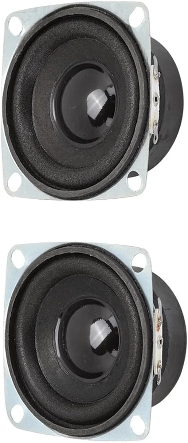 بلندگو Jectse، 2 عدد بلندگوی 2 اینچی 4Ω 3W با حساسیت بالا، باس قدرتمند و دامنه کامل برای سینمای خانگی و مهمانی رقص.