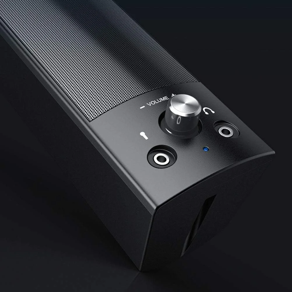 اسپیکر کامپیوتر و تلویزیون HHUARI، اسپیکر سینمای خانگی برای صدای استریو فراگیر 360 درجه، چند منظوره، سازگاری گسترده، انتقال 10 متری، نصب آسان، مدل جدید