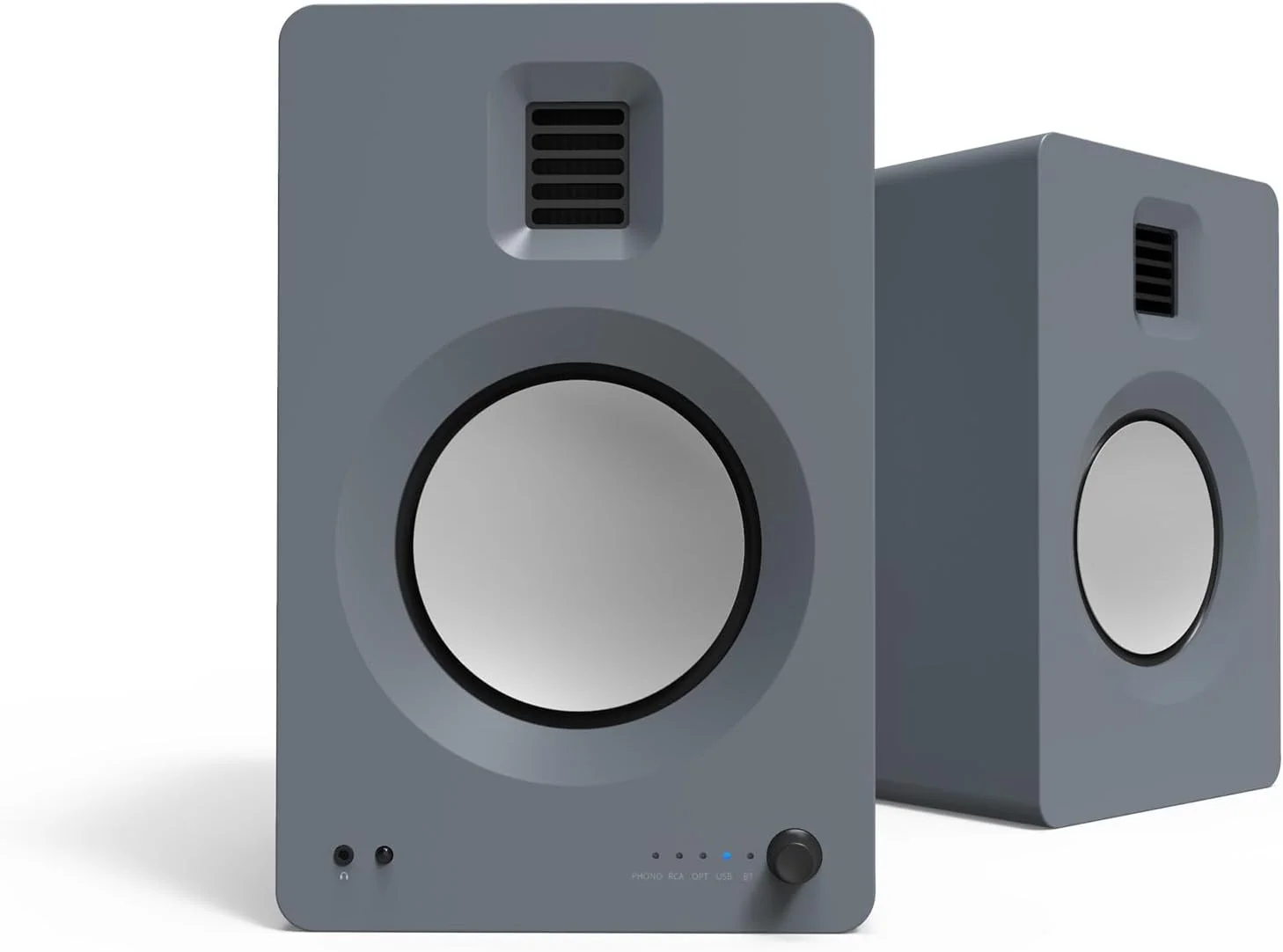 اسپیکر اکتیو Kanto TUK با خروجی هدفون | DAC USB داخلی | ورودی اختصاصی RCA با پری آمپ Phono | بلوتوث | توییتر AMT | درایور 5.25 اینچی | جفت | خاکستری مات