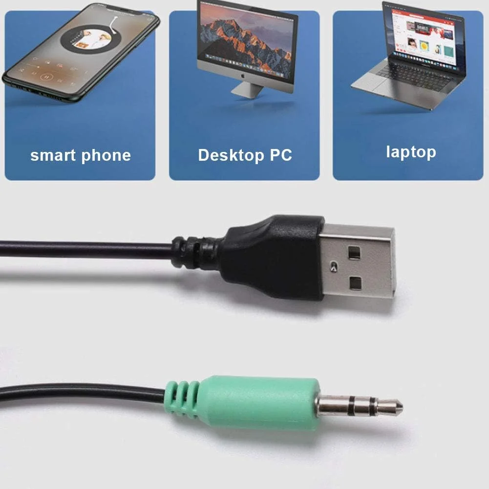 اسپیکر کامپیوتر و تلویزیون HHUARI، اسپیکر سینمای خانگی برای صدای استریو فراگیر 360 درجه، چند منظوره، سازگاری گسترده، انتقال 10 متری، نصب آسان، مدل جدید