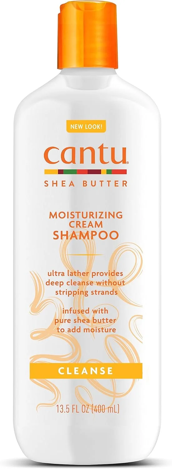 شامپو کرمی مرطوب کننده حاوی شی باتر Cantu شامپو کرمی مرطوب کننده حاوی شی باتر Cantu