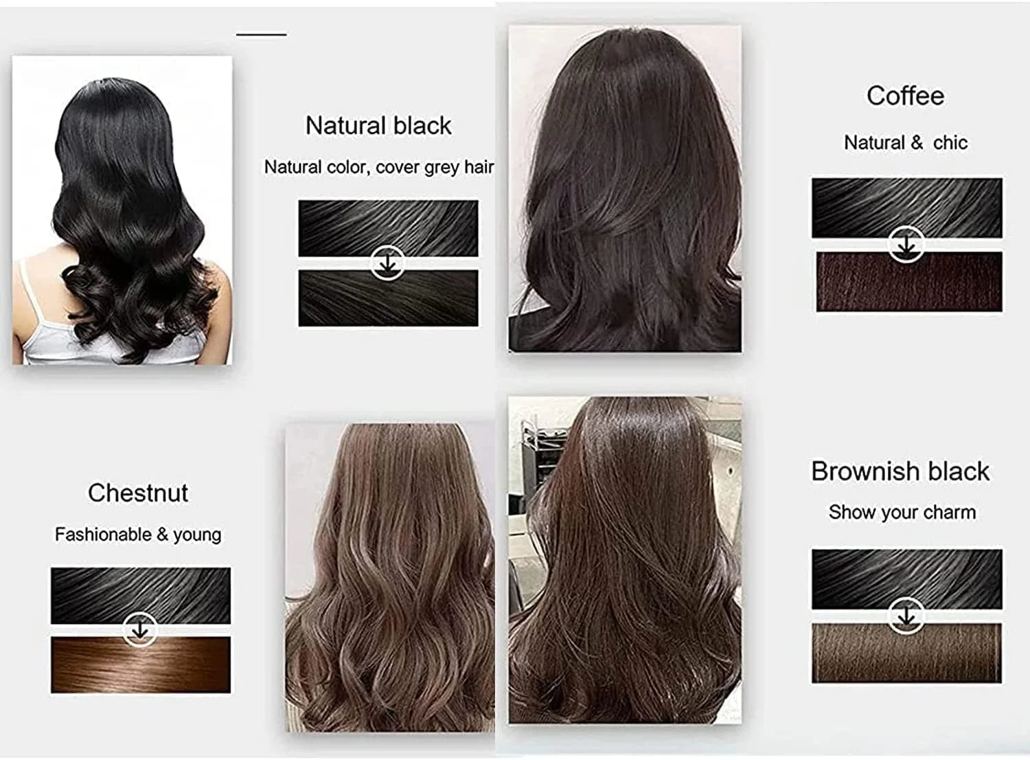 شامپو رنگ مو گیاهی حباب دار، رنگ مو برای خانم ها، شامپو رنگ مو گیاهی حباب دار، کرم رنگ مو شستشوی آسان خانگی (قهوه ای) شامپو رنگ مو گیاهی حباب دار، رنگ مو برای خانم ها، شامپو رنگ مو گیاهی حباب دار، کرم رنگ مو شستشوی آسان خانگی (قهوه ای)