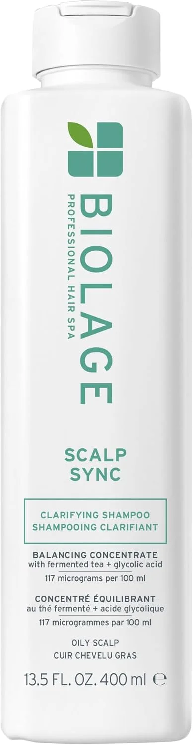 شامپو پاک کننده Biolage Scalp Sync - از بین برنده رسوبات و تجمع چربی، برای پوست سر چرب، حاوی چای تخمیر شده و اسید گلیکولیک، وگان و بدون پارابن، 400 میلی لیتر، بسته بندی ممکن است متفاوت باشد شامپو پاک کننده Biolage Scalp Sync - از بین برنده رسوبات و تجمع چربی، برای پوست سر چرب، حاوی چای تخمیر شده و اسید گلیکولیک، وگان و بدون پارابن، 400 میلی لیتر، بسته بندی ممکن است متفاوت باشد