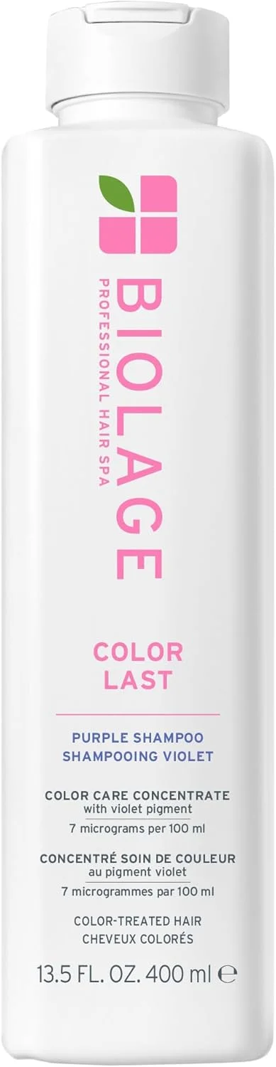 شامپو بنفش Biolage Color Last | خنثی کننده رنگ های زرد ناخواسته | حاوی انجیر و ارکیده | بدون پارابن | مناسب موهای رنگ شده | وگان | بدون تست حیوانی | شامپو حرفه ای | 400 میلی لیتر شامپو بنفش Biolage Color Last | خنثی کننده رنگ های زرد ناخواسته | حاوی انجیر و ارکیده | بدون پارابن | مناسب موهای رنگ شده | وگان | بدون تست حیوانی | شامپو حرفه ای | 400 میلی لیتر