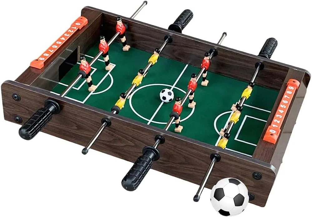میز فوتبال دستی ANBO، مونتاژ آسان میز بازی فوتبال چوبی به همراه توپ فوتبال، ست مینی فوتبال دستی برای گیم نت، اتاق بازی، مهمانی ها و شب های خانوادگی میز فوتبال دستی ANBO، مونتاژ آسان میز بازی فوتبال چوبی به همراه توپ فوتبال، ست مینی فوتبال دستی برای گیم نت، اتاق بازی، مهمانی ها و شب های خانوادگی