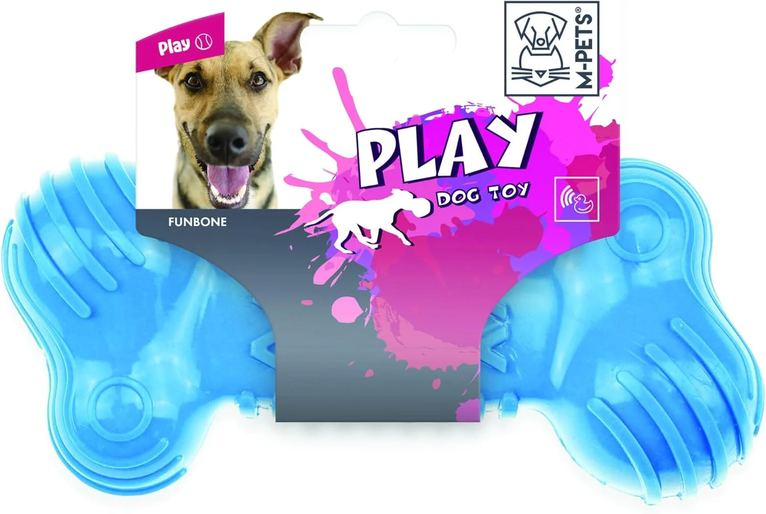 اسباب بازی استخوان سرگرم کننده سگ M-PETS آبی