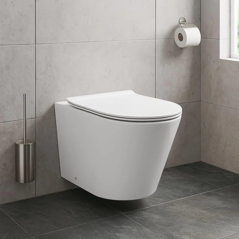 توالت فرنگی پشتی به دیوار Konig - طراحی مدرن توالت برای راه حل های صرفه جویی در فضا