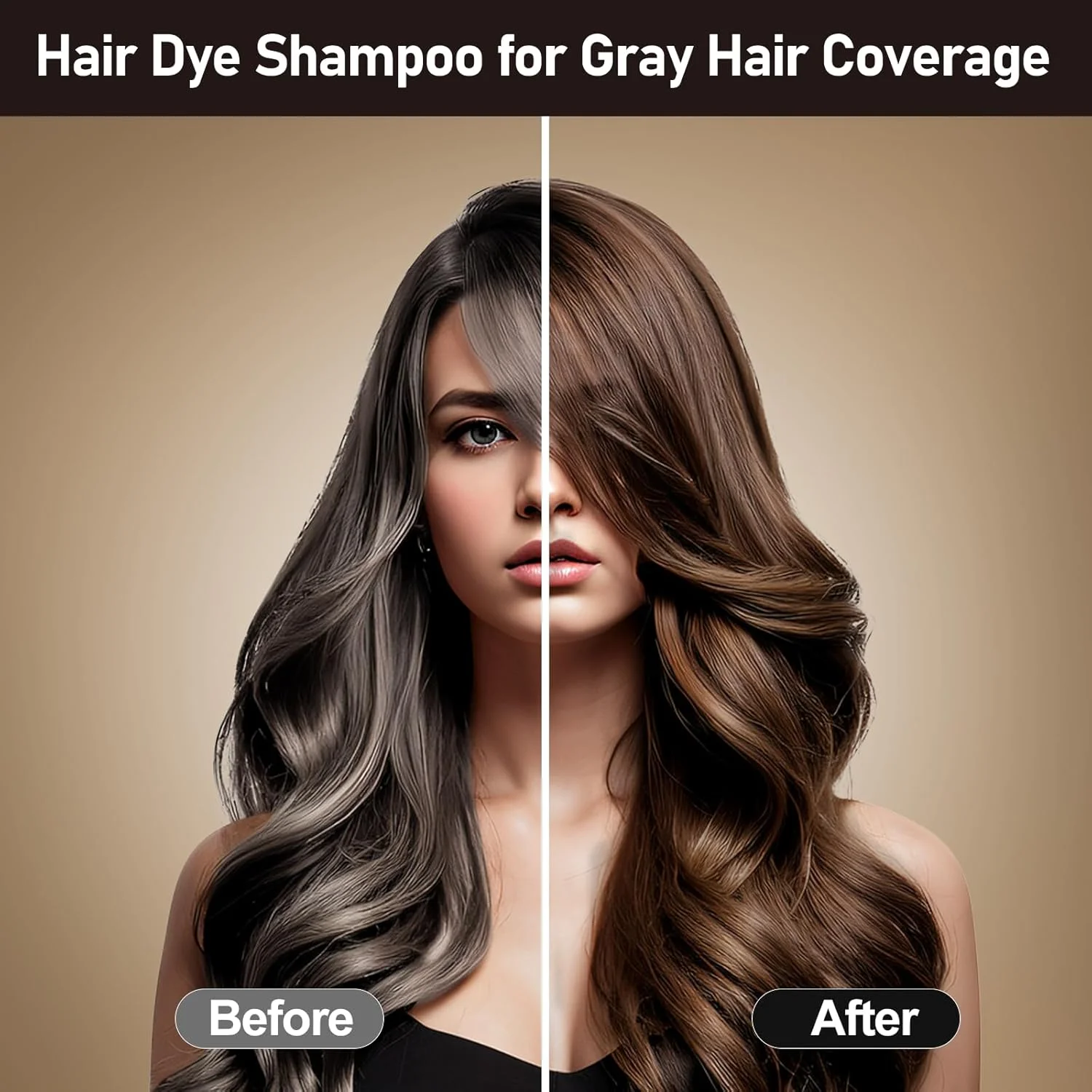 شامپو رنگ مو، شامپو رنگ موی 3 در 1، 500 میلی لیتر، شامپو رنگ مو ضد موهای سفید، شامپو رنگ فوری، شامپو رنگساژ، پوشش موهای سفید برای آقایان و بانوان (قهوه ای شاه بلوطی) شامپو رنگ مو، شامپو رنگ موی 3 در 1، 500 میلی لیتر، شامپو رنگ مو ضد موهای سفید، شامپو رنگ فوری، شامپو رنگساژ، پوشش موهای سفید برای آقایان و بانوان (قهوه ای شاه بلوطی)