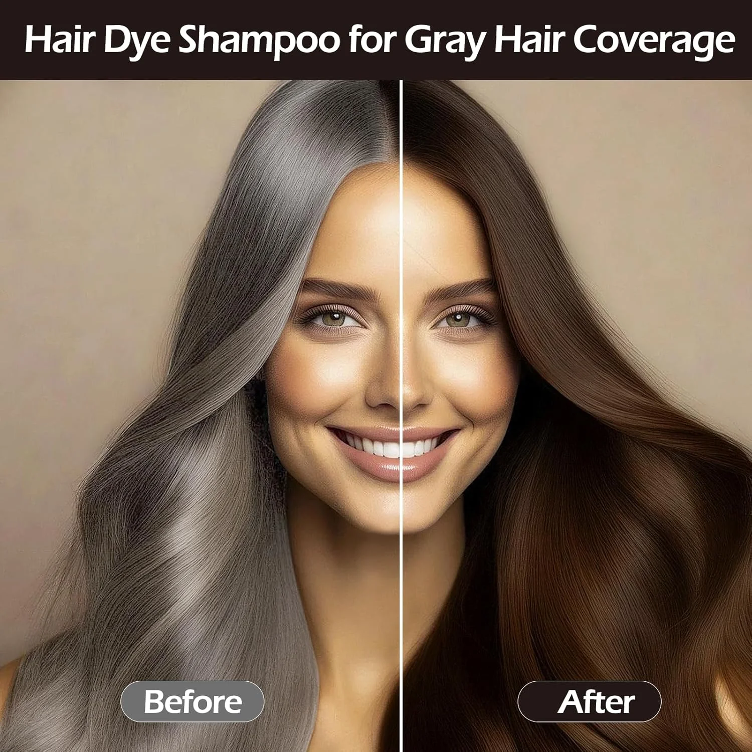 شامپو رنگ مو، شامپو رنگ موی 3 در 1، 500 میلی لیتر، شامپو رنگ مو ضد موهای سفید، شامپو رنگ فوری، شامپو رنگساژ، پوشش موهای سفید برای آقایان و بانوان (قهوه ای شاه بلوطی) شامپو رنگ مو، شامپو رنگ موی 3 در 1، 500 میلی لیتر، شامپو رنگ مو ضد موهای سفید، شامپو رنگ فوری، شامپو رنگساژ، پوشش موهای سفید برای آقایان و بانوان (قهوه ای شاه بلوطی)