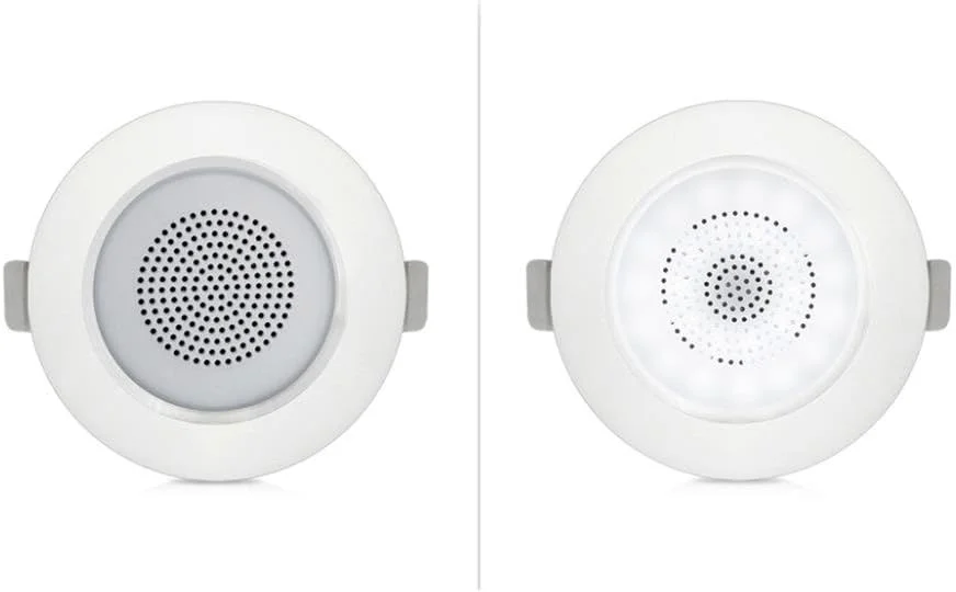 سیستم بلندگوی خانگی دو طرفه Pyle با نصب همسطح داخل دیوار/سقف، دارای چراغ های LED داخلی، بدنه آلومینیومی، گیره های فنری، مخروط پلی پروپیلن و توییتر، آمپلی فایر 2 کاناله 160 وات (PDICLE4) سیستم بلندگوی خانگی دو طرفه Pyle با نصب همسطح داخل دیوار/سقف، دارای چراغ های LED داخلی، بدنه آلومینیومی، گیره های فنری، مخروط پلی پروپیلن و توییتر، آمپلی فایر 2 کاناله 160 وات (PDICLE4)