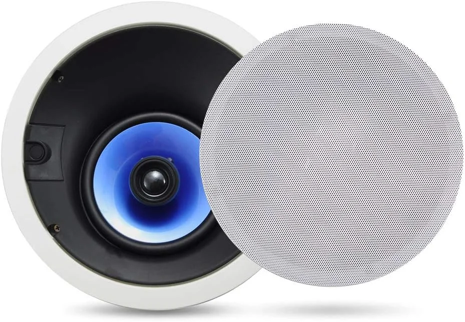 سیستم بلندگوی سقفی دو طرفه با عملکرد بالا Pyle Home PIC62A 250 وات 6.5 اینچی با کنترل زیر و بم قابل تنظیم (جفت) سیستم بلندگوی سقفی دو طرفه با عملکرد بالا Pyle Home PIC62A 250 وات 6.5 اینچی با کنترل زیر و بم قابل تنظیم (جفت)